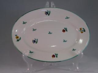 Gmundner Keramik-Platte/oval glatt 25